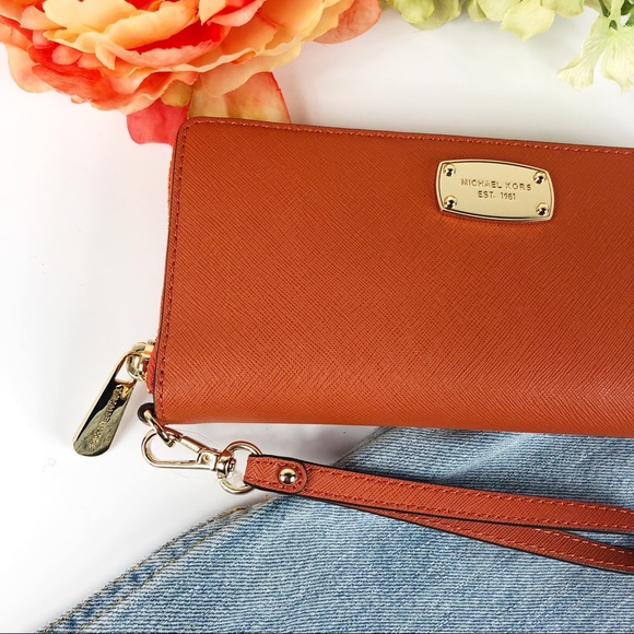 Michael Kors Jet Set Continental Wallet clutch - Picture 2 of 6